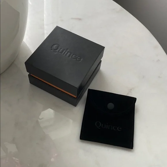 Quince 14K Gold Diamond Pave U Huggie Hoops - Picture 5 of 5